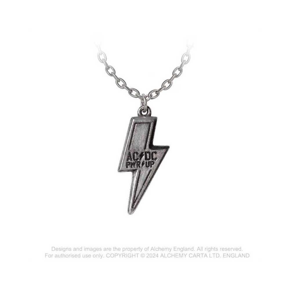 AC/DC Pendant PWR UP Flash Logo