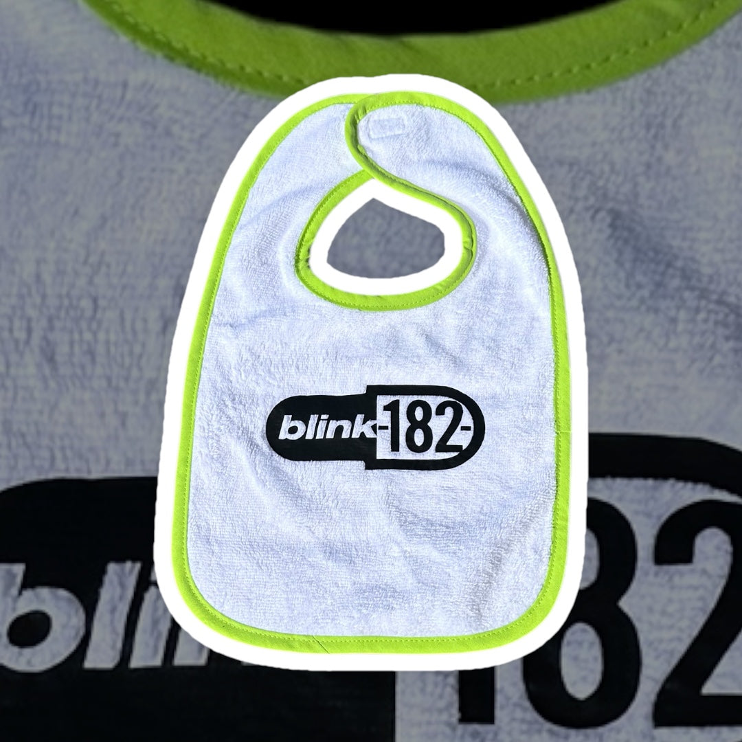 blink 182 inspired baby's bib