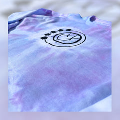 Blink 182 style Women's tie-dye crop jumper
