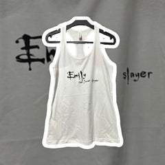 Women's Bowling for Soup 'Emily the Jaret Slayer' white vest top size small