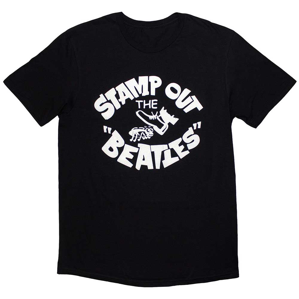 The Beatles Unisex T-Shirt Stamp Out The... - Black