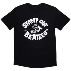 The Beatles Unisex T-Shirt Stamp Out The... - Black