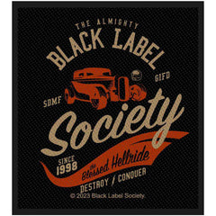 Black Label Society Standard Patch The Blessed Hellride