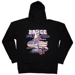 Bruce Springsteen Unisex Pullover Hoodie Born In The USA '85 - Black