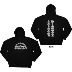 Bruce Springsteen Unisex Pullover Hoodie Tour '23 Leaning Car - Black