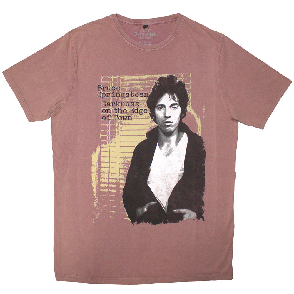 Bruce Springsteen Unisex Stone Wash T-Shirt DOTEOT - Kashmir Red