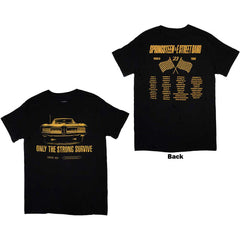 Bruce Springsteen Unisex T-Shirt Tour '23 Only The Strong - Black