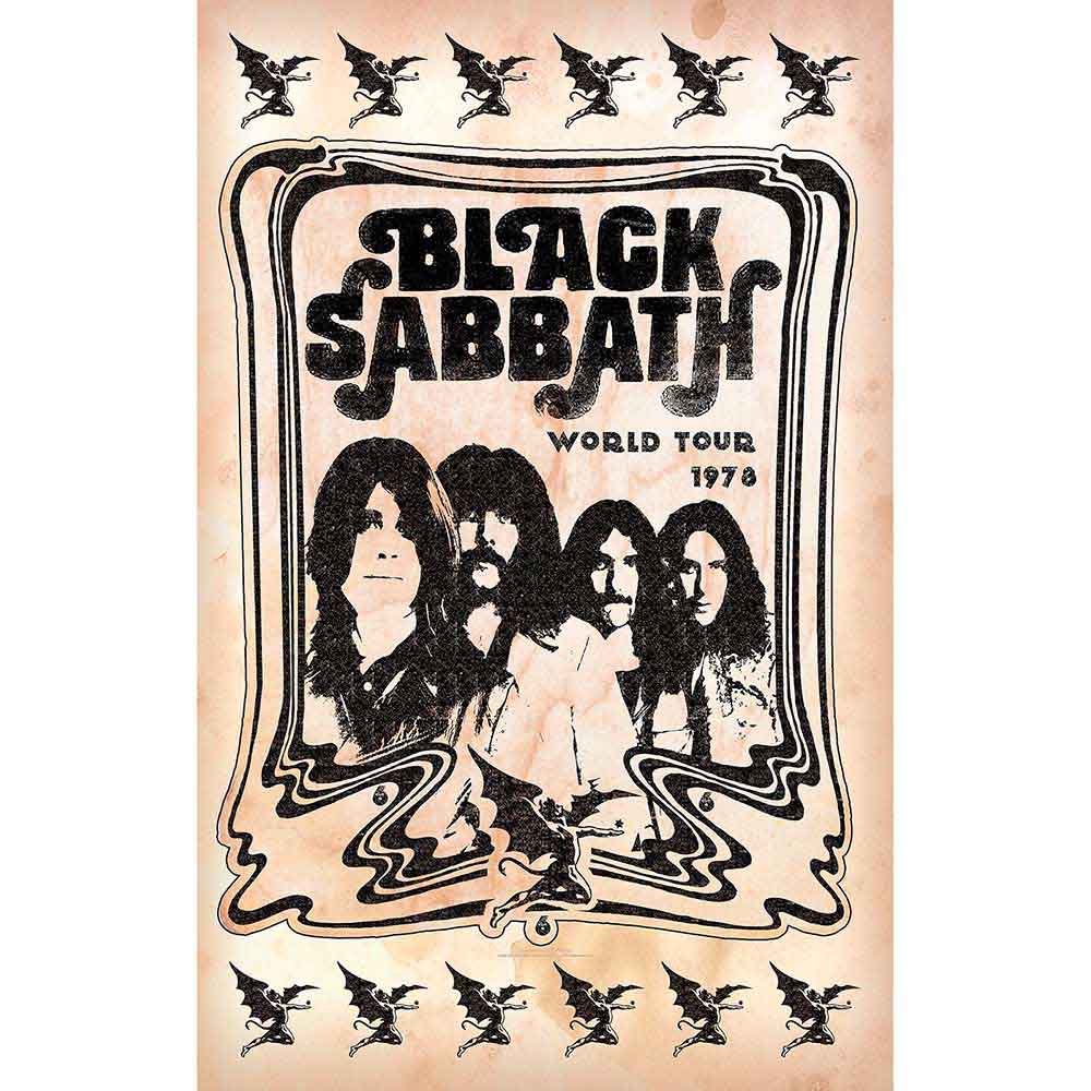 Black Sabbath Textile Poster World Tour 1978