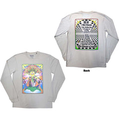 The Beatles Unisex Long Sleeve T-Shirt Yellow Submarine Tracklist - Sand
