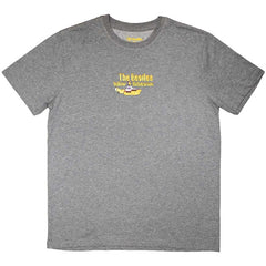 The Beatles Unisex T-Shirt Yellow Submarine Mini Sub & Logo - Grey